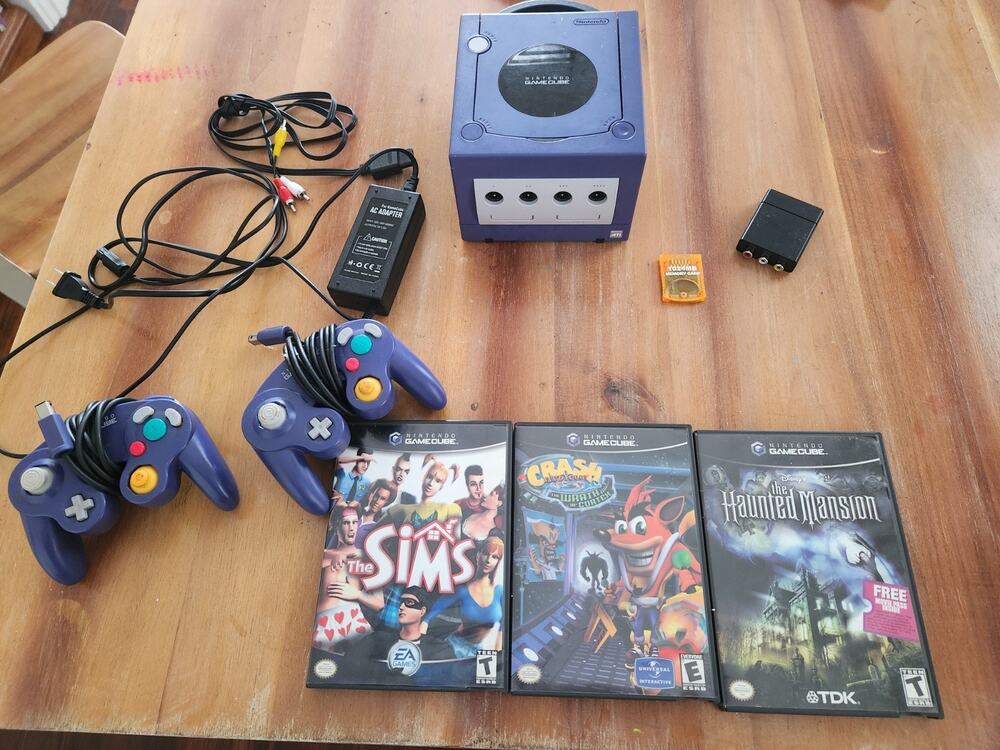 Ultimate Gamecube Ready-to-Play Bundle For HDMI w Controllers Cables & Games